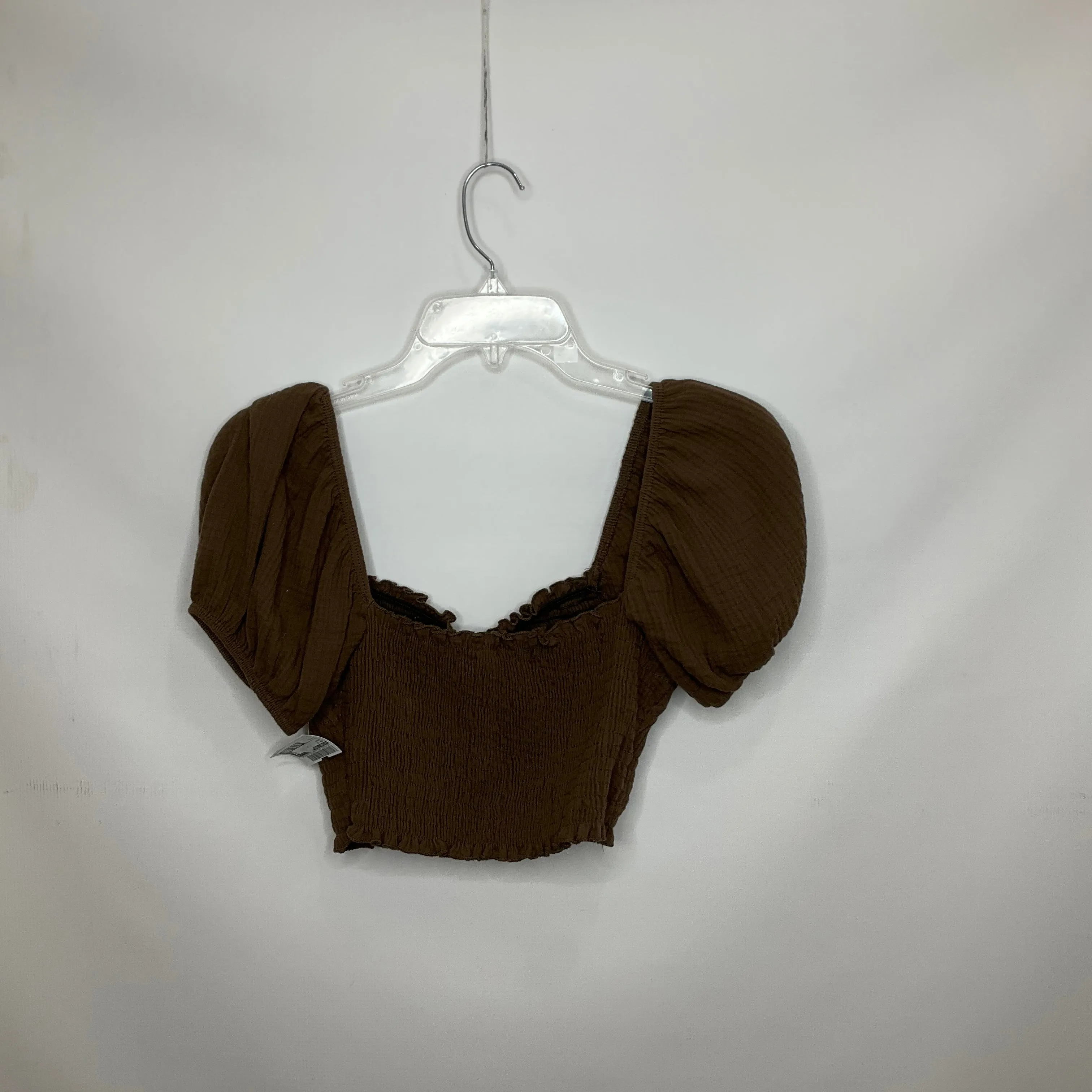 Brown Top Short Sleeve Altard State, Size S