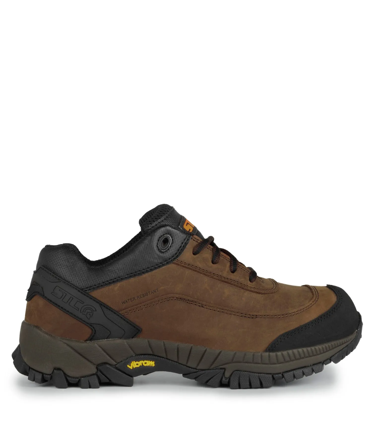 Bruce, Brown | Athletic Leather Work Shoes | Vibram TC4  Outsole