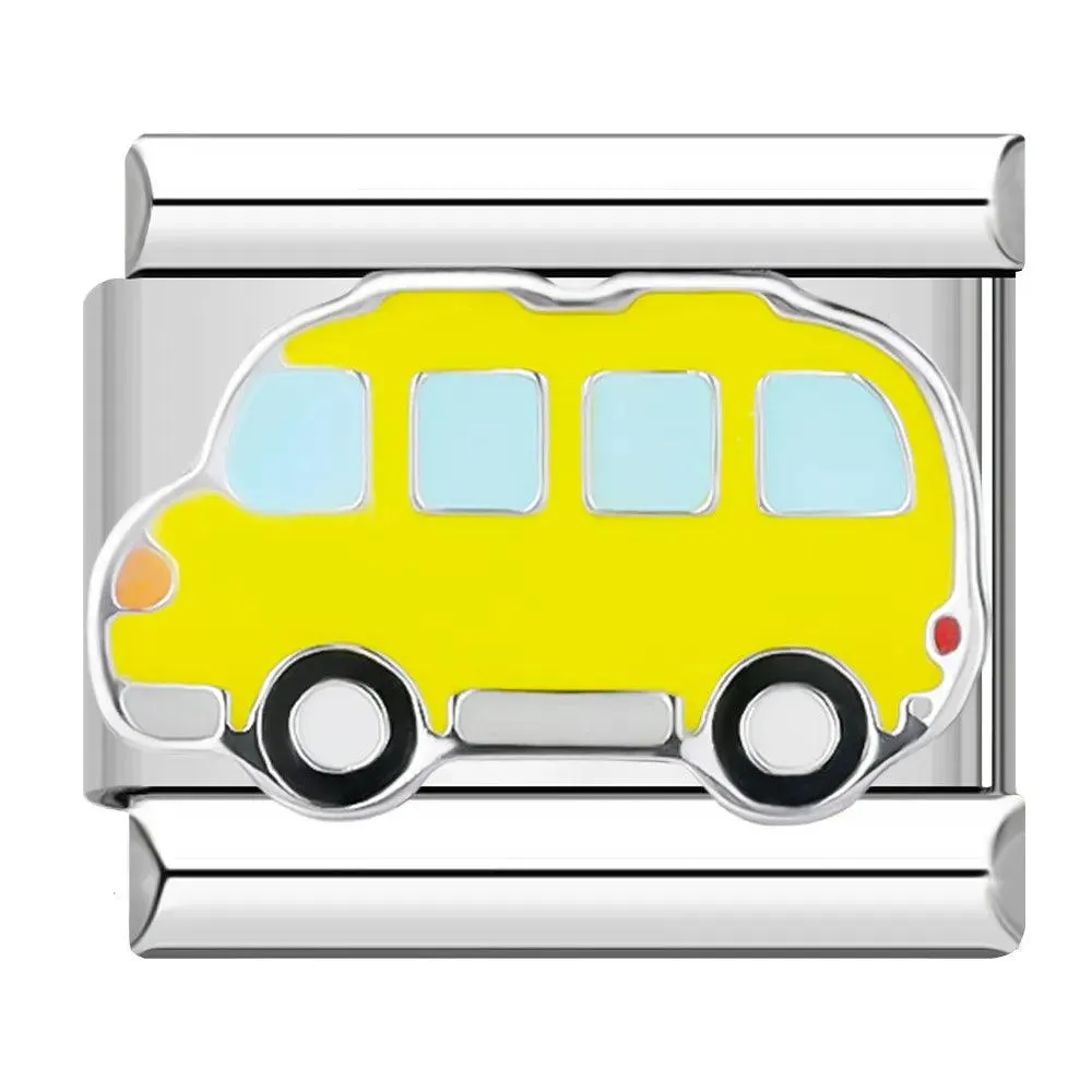 Car yellow, on Silver