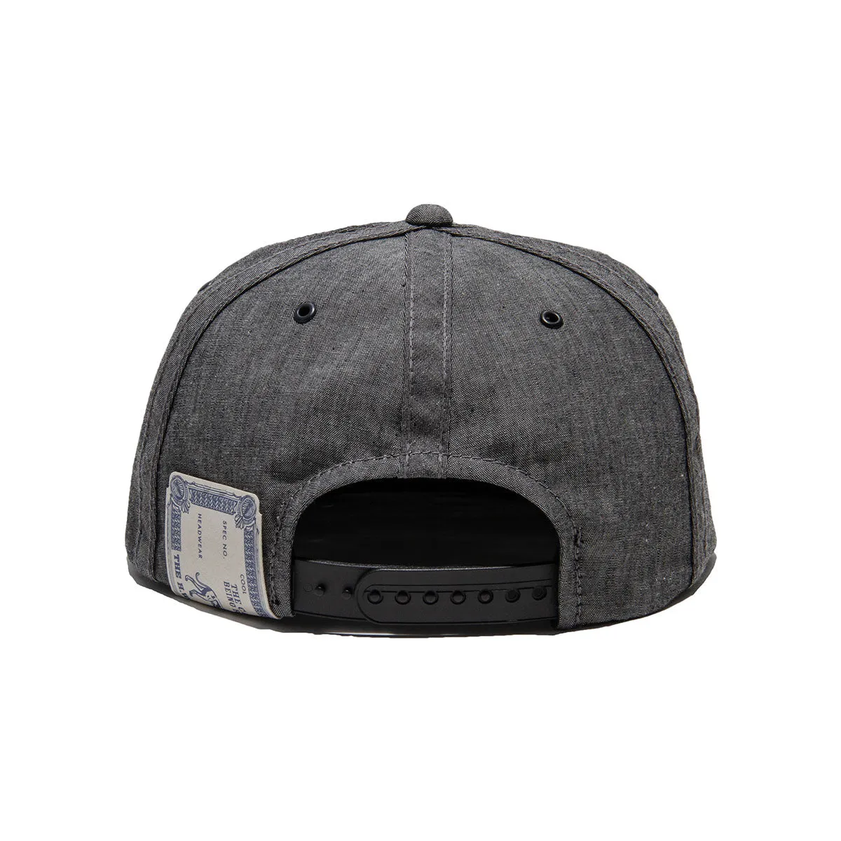 CHAMBRAY INSIDEOUT CAP - Gray