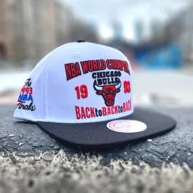 Chicago Bulls NBA 3peat '93 World Champions Snapback