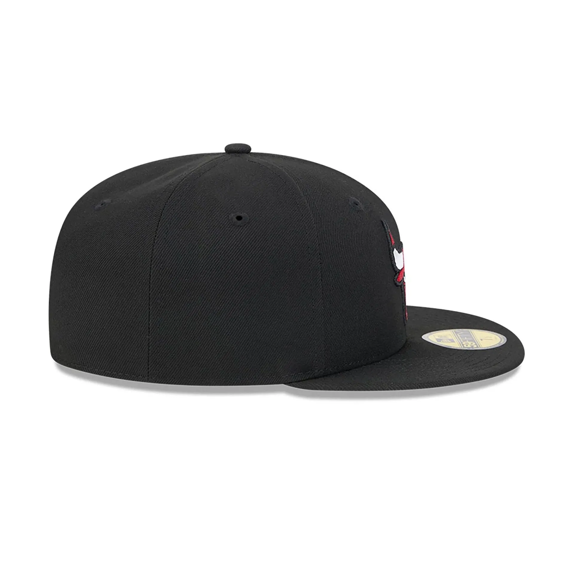 59FIFTY Fitted Cap in Black - Chicago Bulls Team Verbiage Style