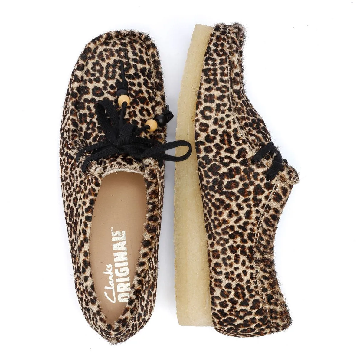 Clarks Originals Harajuku Hair-On Women's Leopard Shoes