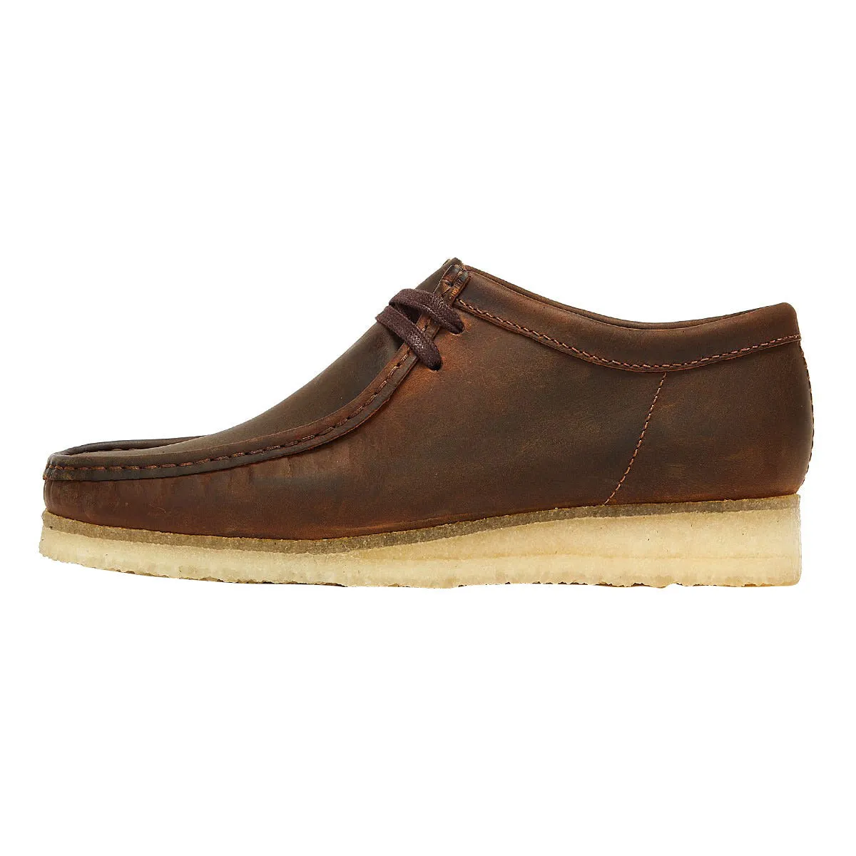 Clarks Originals Wallabee Leather Mens Brown Shoes