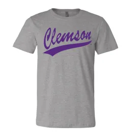 Clemson Swoosh Gray