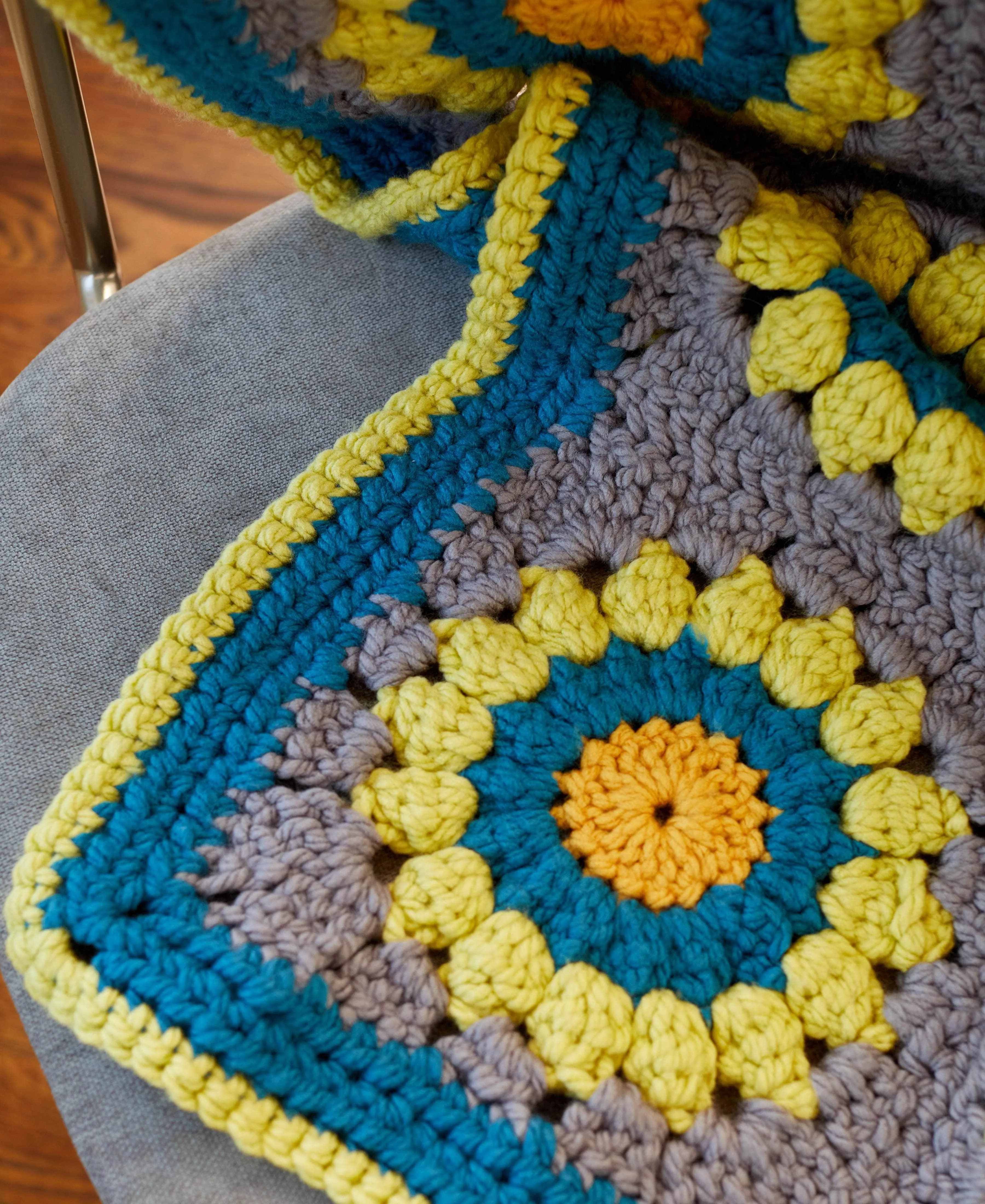 Crochet Motif Throw