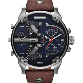 Diesel DZ7314 Mr Daddy Dual Time Chronograph Navy Blue Dial Men's Watch