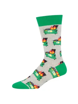 Dumpster Fire Crew Socks