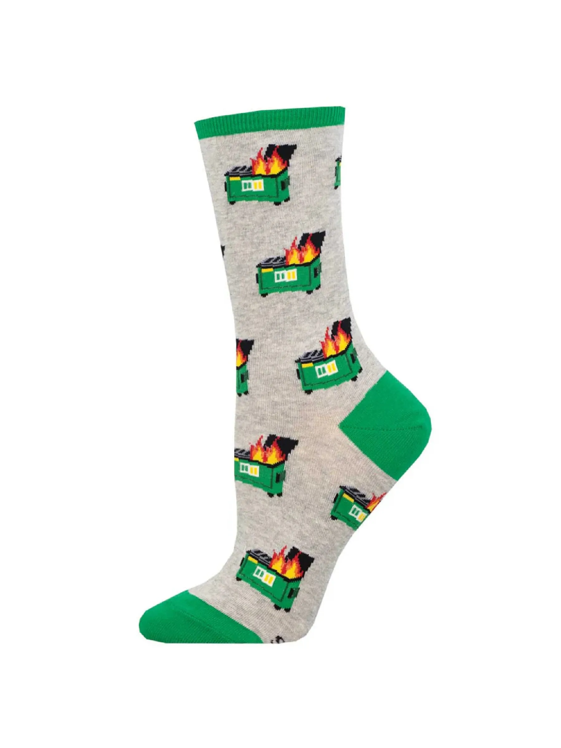 Dumpster Fire Crew Socks