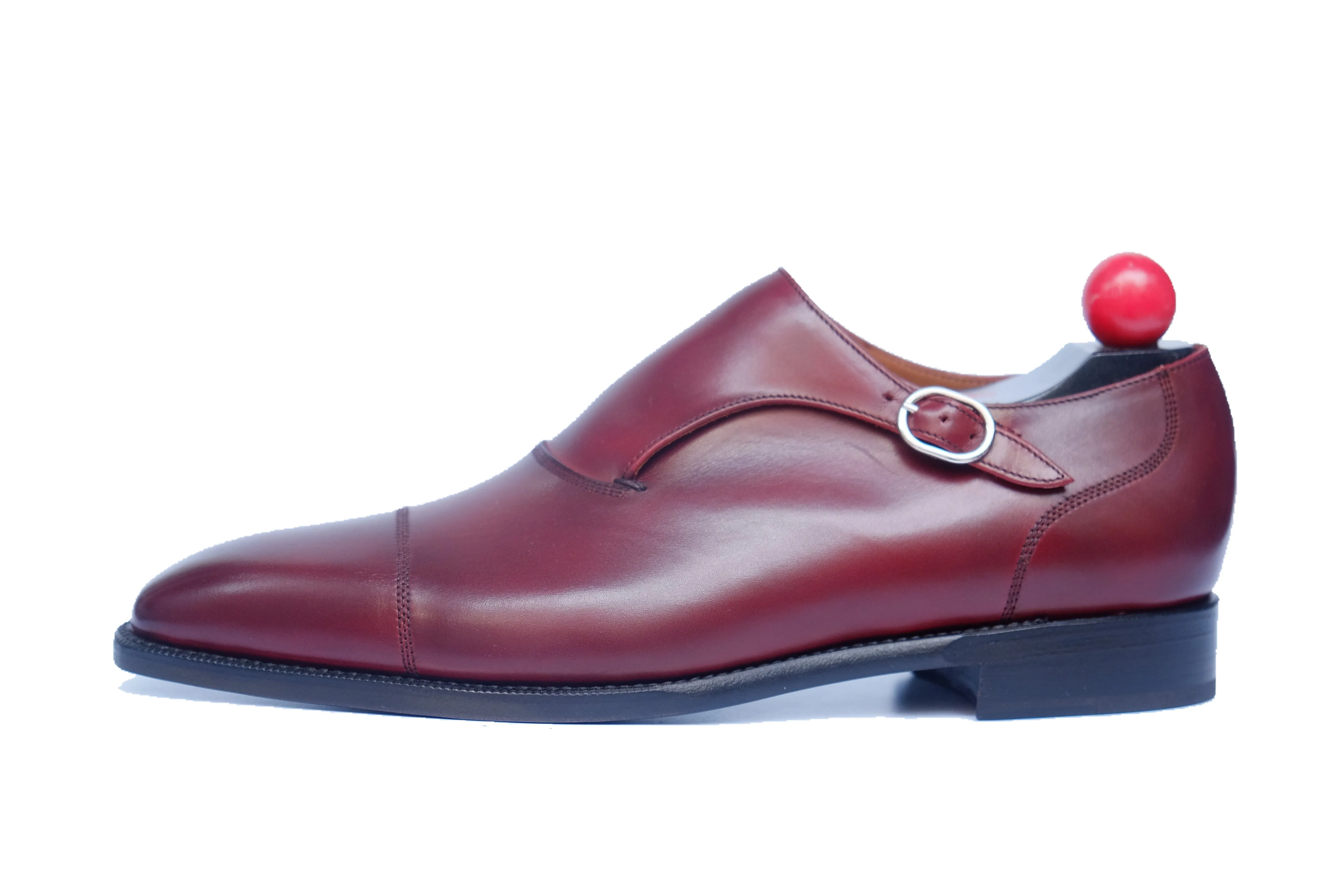 Fauntleroy - MTO - Burgundy Calf - LPB Last - Single Leather Sole