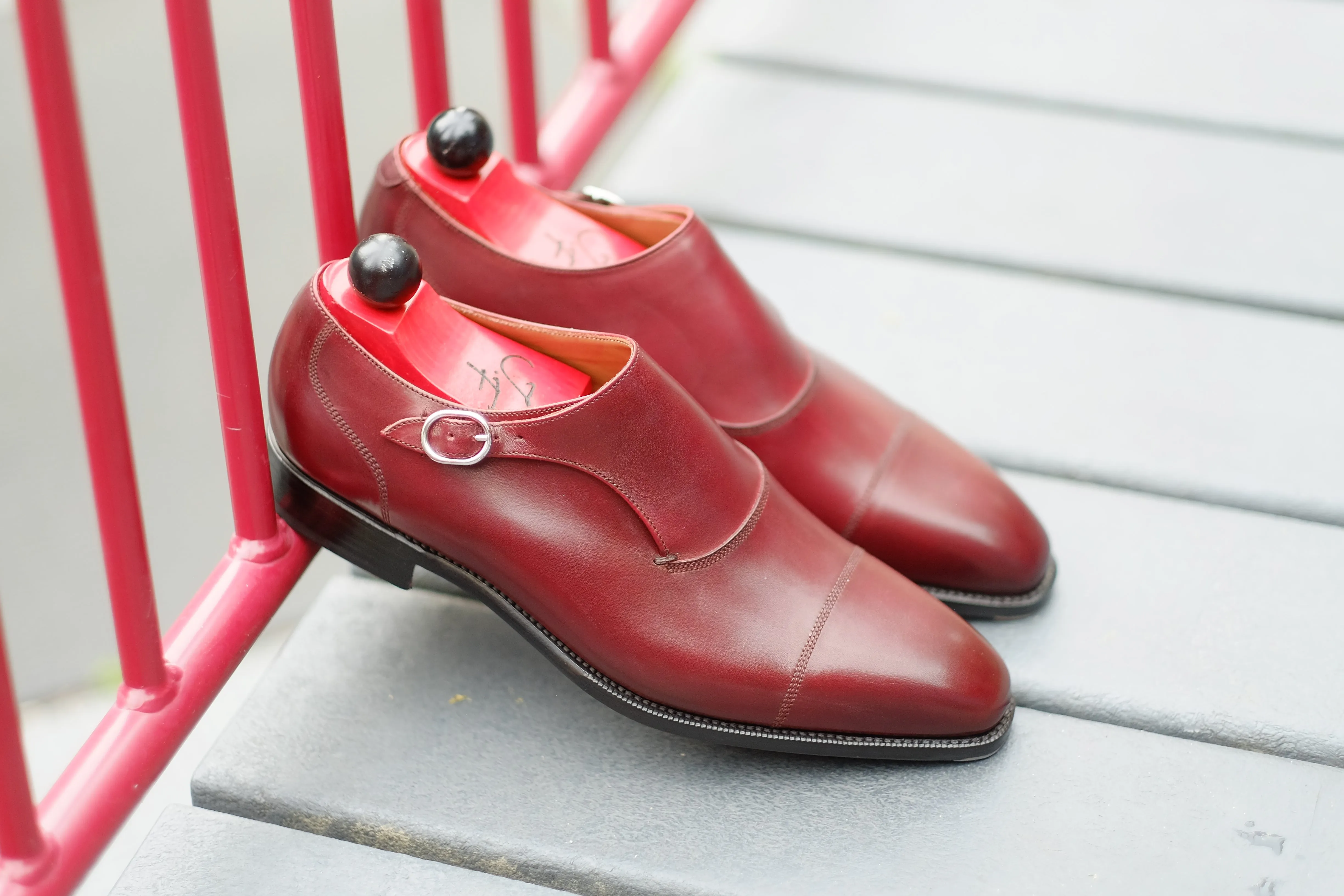 Fauntleroy - MTO - Burgundy Calf - LPB Last - Single Leather Sole