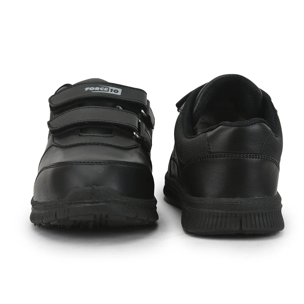 Force 10 By Liberty Kids GOLA-SCHV Black School Non Lacing Shoes