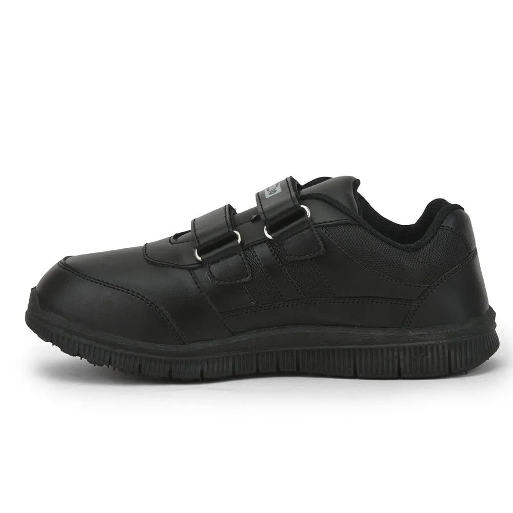 Force 10 By Liberty Kids GOLA-SCHV Black School Non Lacing Shoes