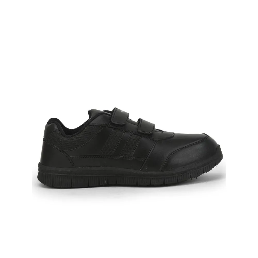 Force 10 By Liberty Kids GOLA-SCHV Black School Non Lacing Shoes