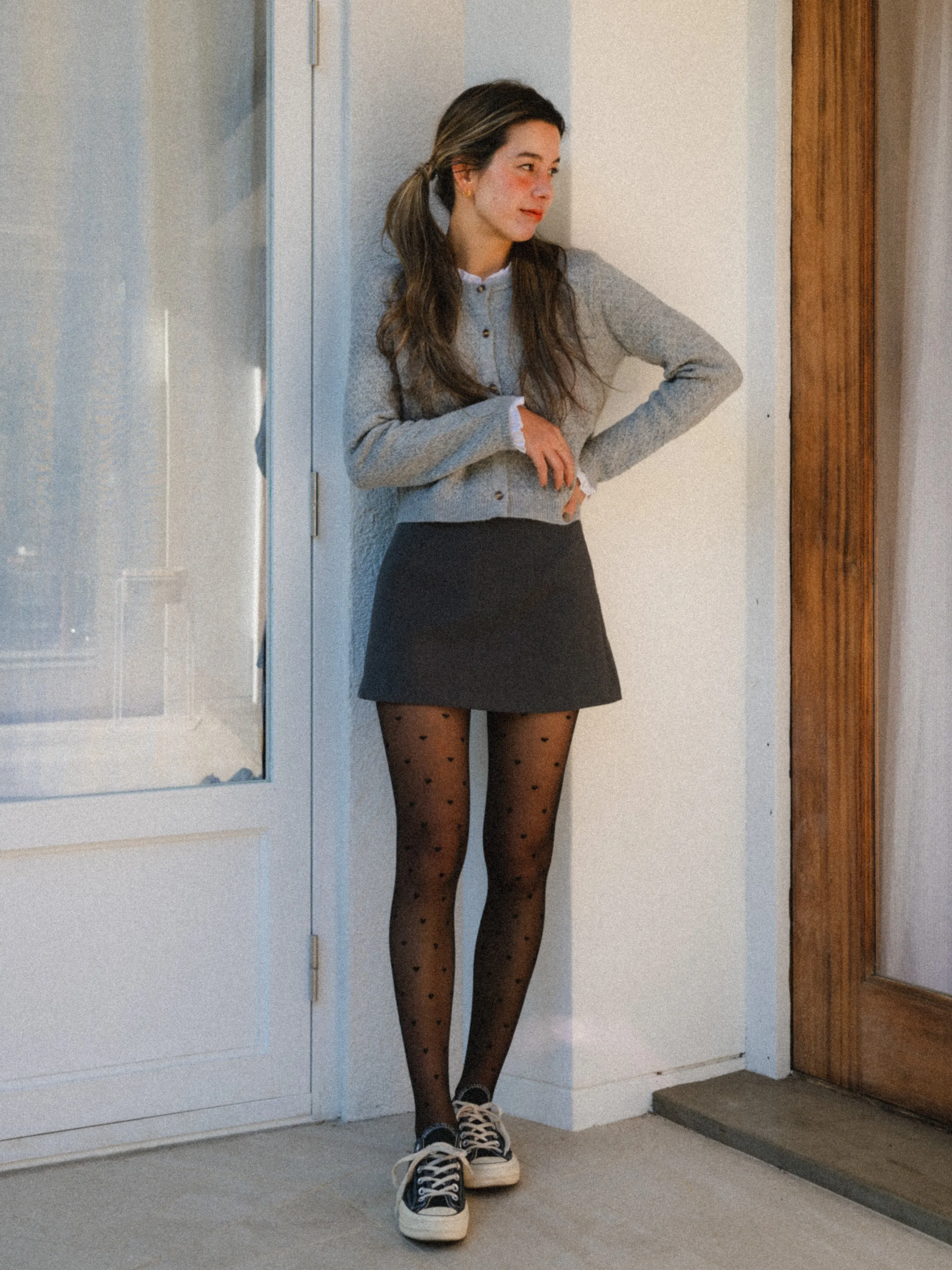 Forever Gray Mini Skirt