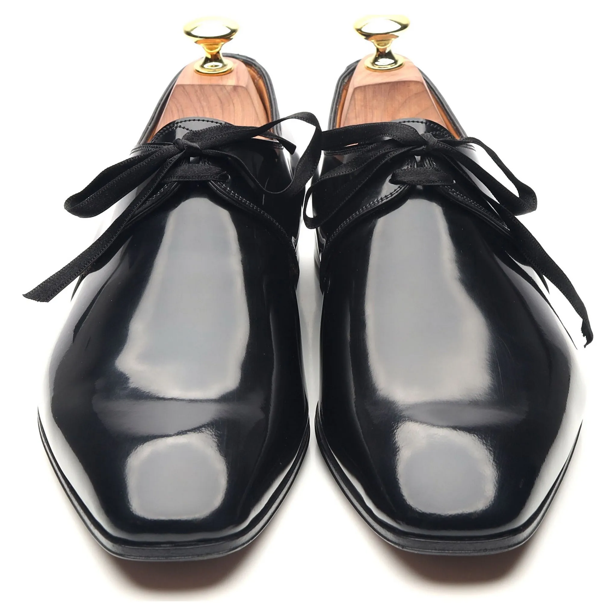 'Forsythe' Black Patent Leather Evening Derby 7.5 E