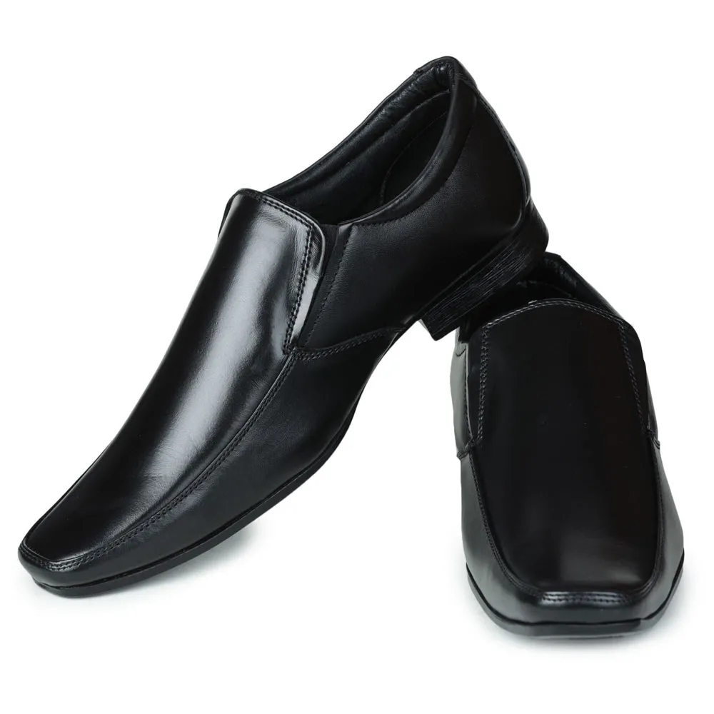 Fortune (Black) Classic Loafer Shoes For Men JPL-118 By Liberty