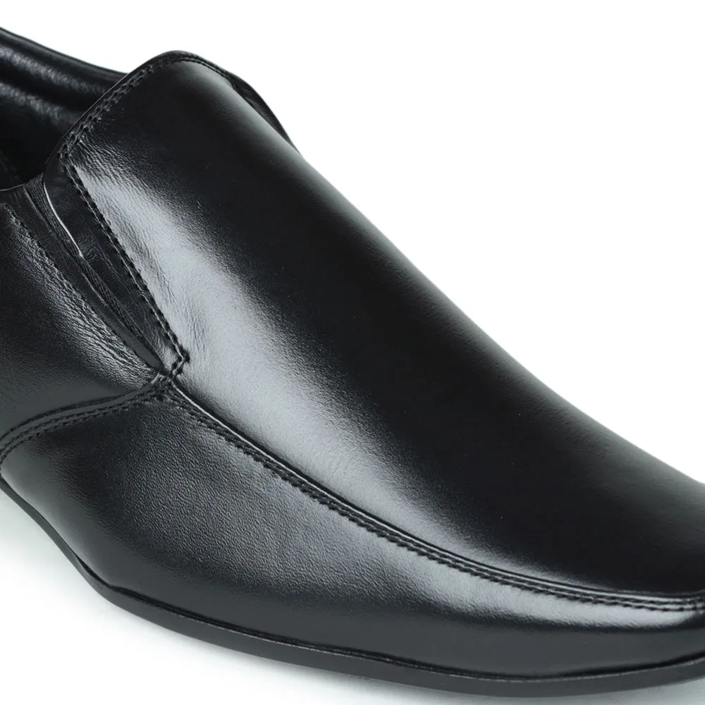 Fortune (Black) Classic Loafer Shoes For Men JPL-118 By Liberty