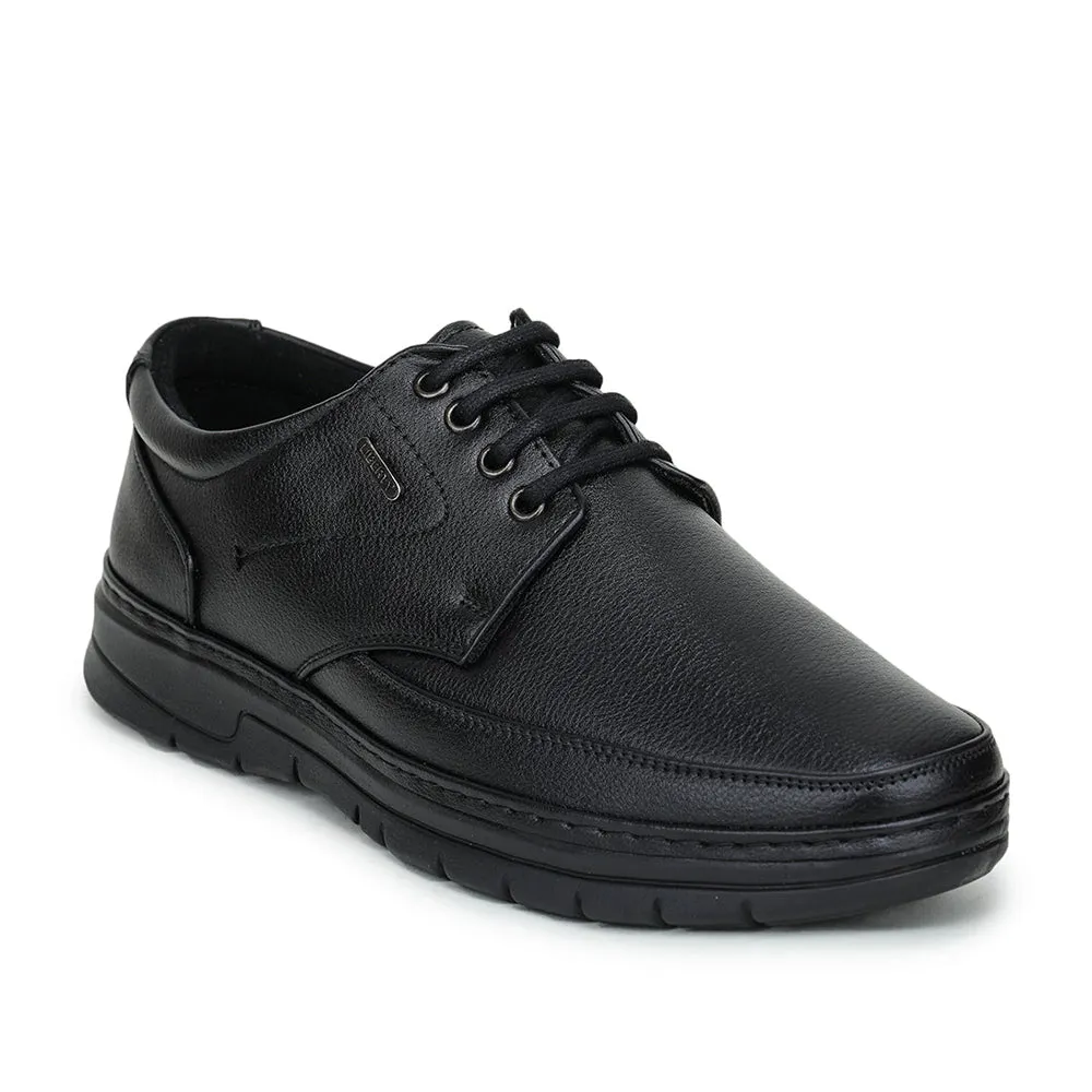 Fortune (Black) Formal Lace Up Shoes For Men ER-35 By Liberty