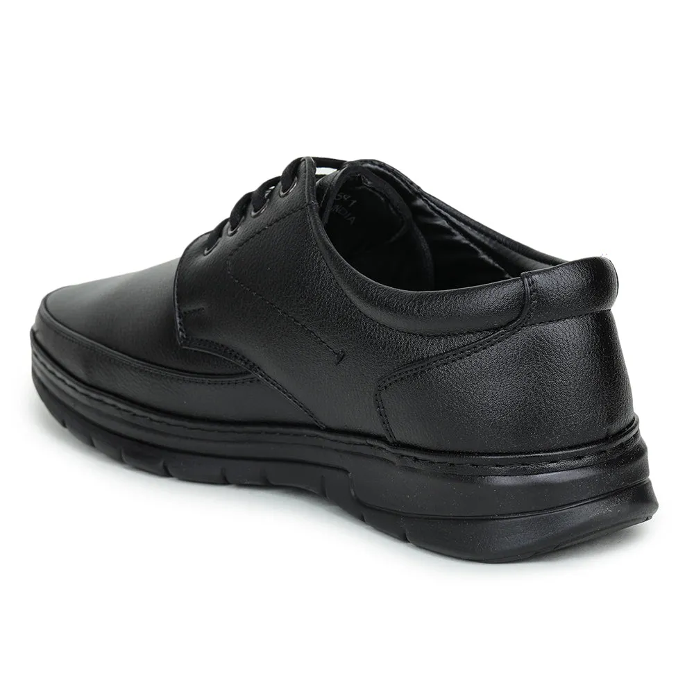 Fortune (Black) Formal Lace Up Shoes For Men ER-35 By Liberty