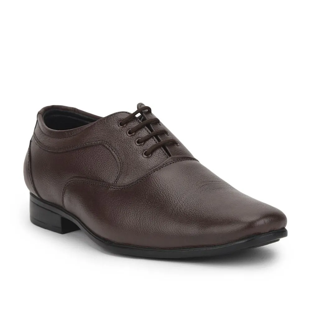 Fortune (Brown) Formal Lace Up Derby Shoes For Men Hll-1 By Liberty