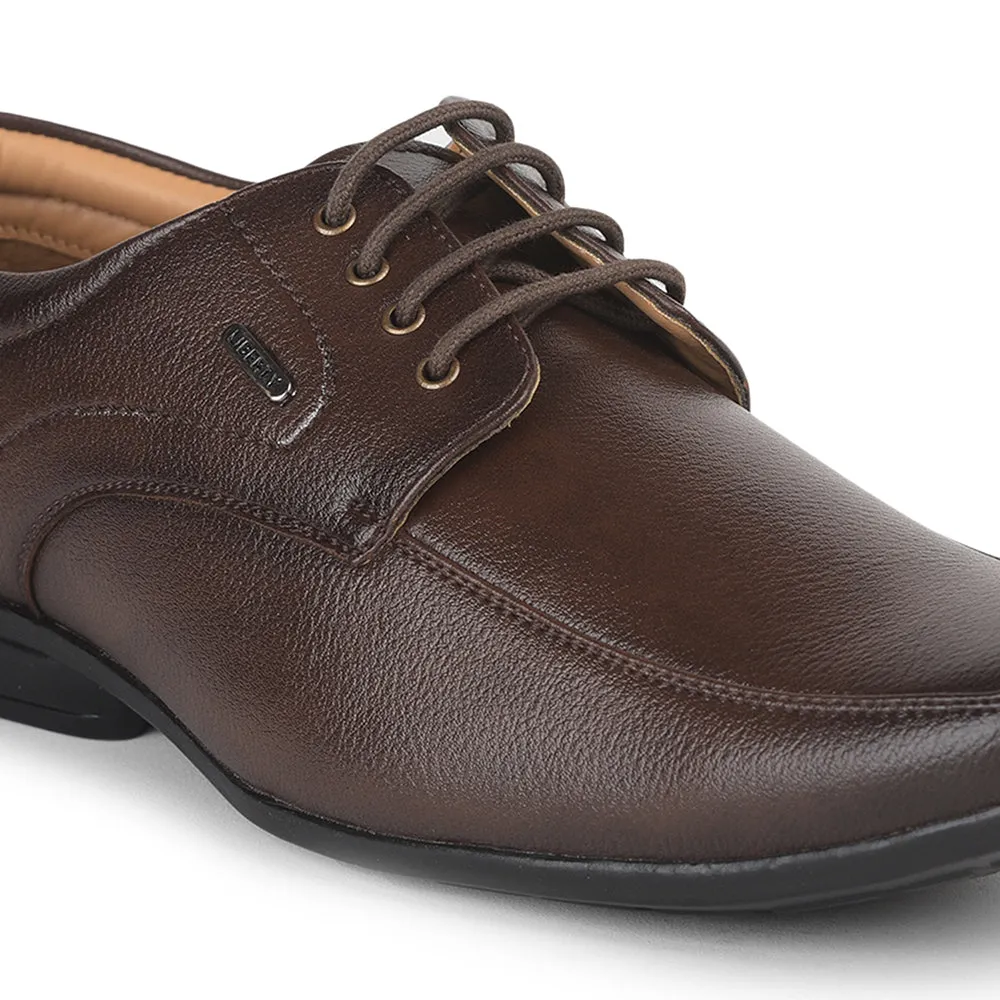 Fortune (Brown) Formal Lace Up Shoes For Men UVL-35 By Liberty