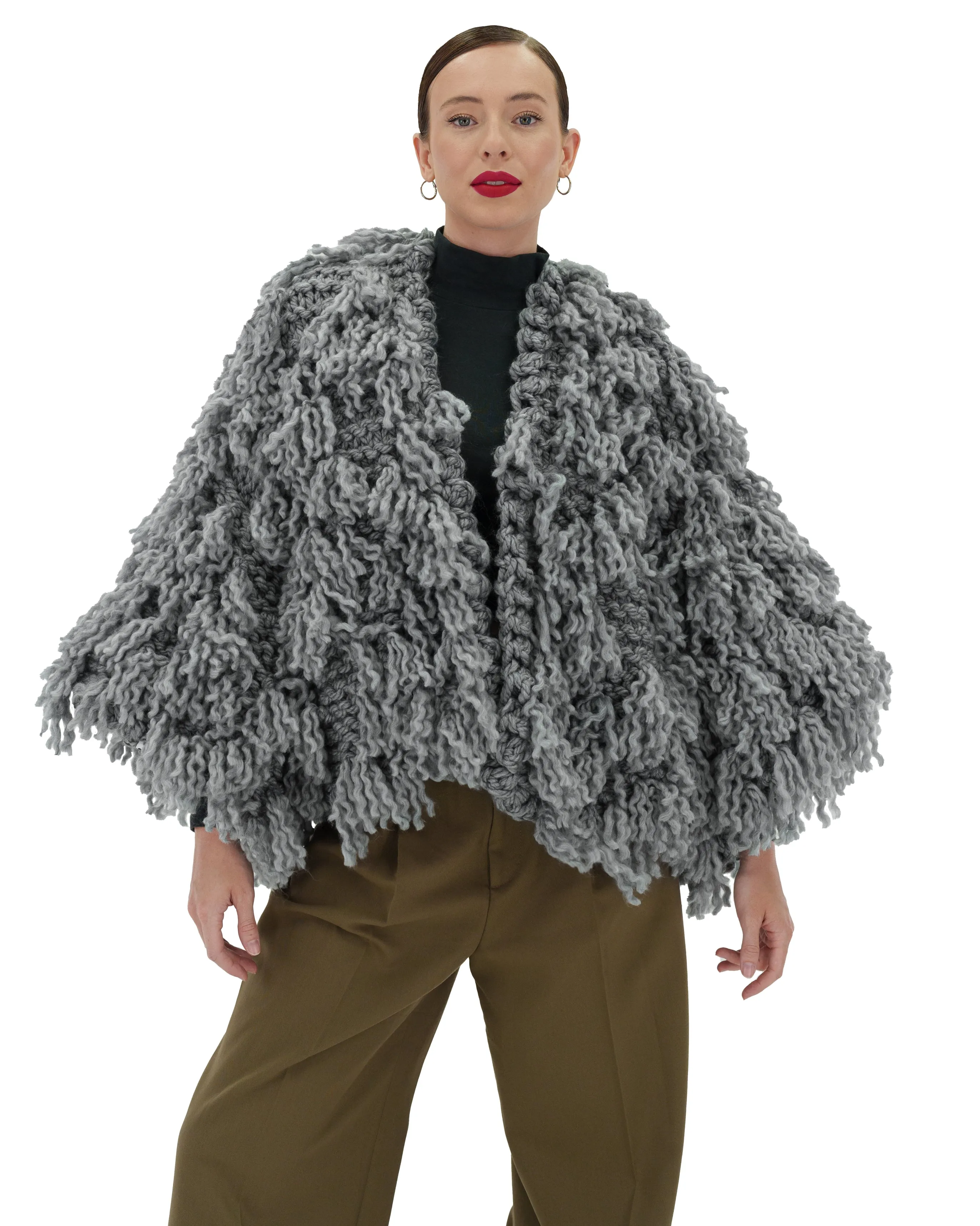 Fur Style Cardigan