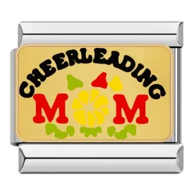 Gold Plate, Cheerleading Mom, on Silver