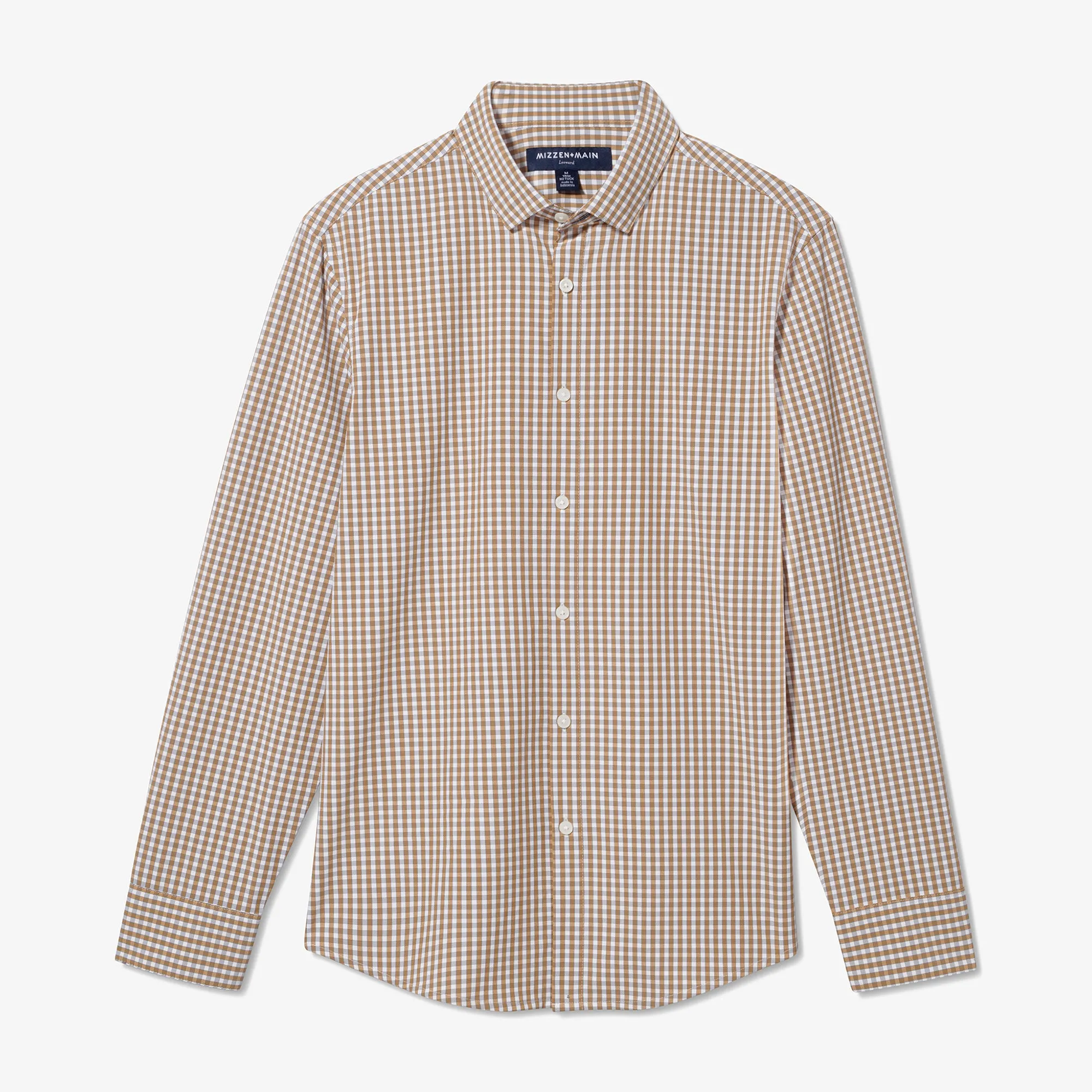 Golden Brown Gingham