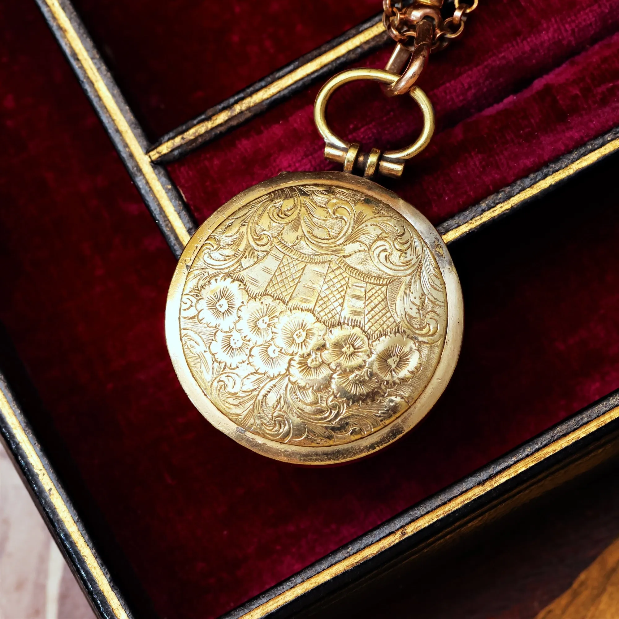 Gorgeous Antique Georgian Watch Style Locket