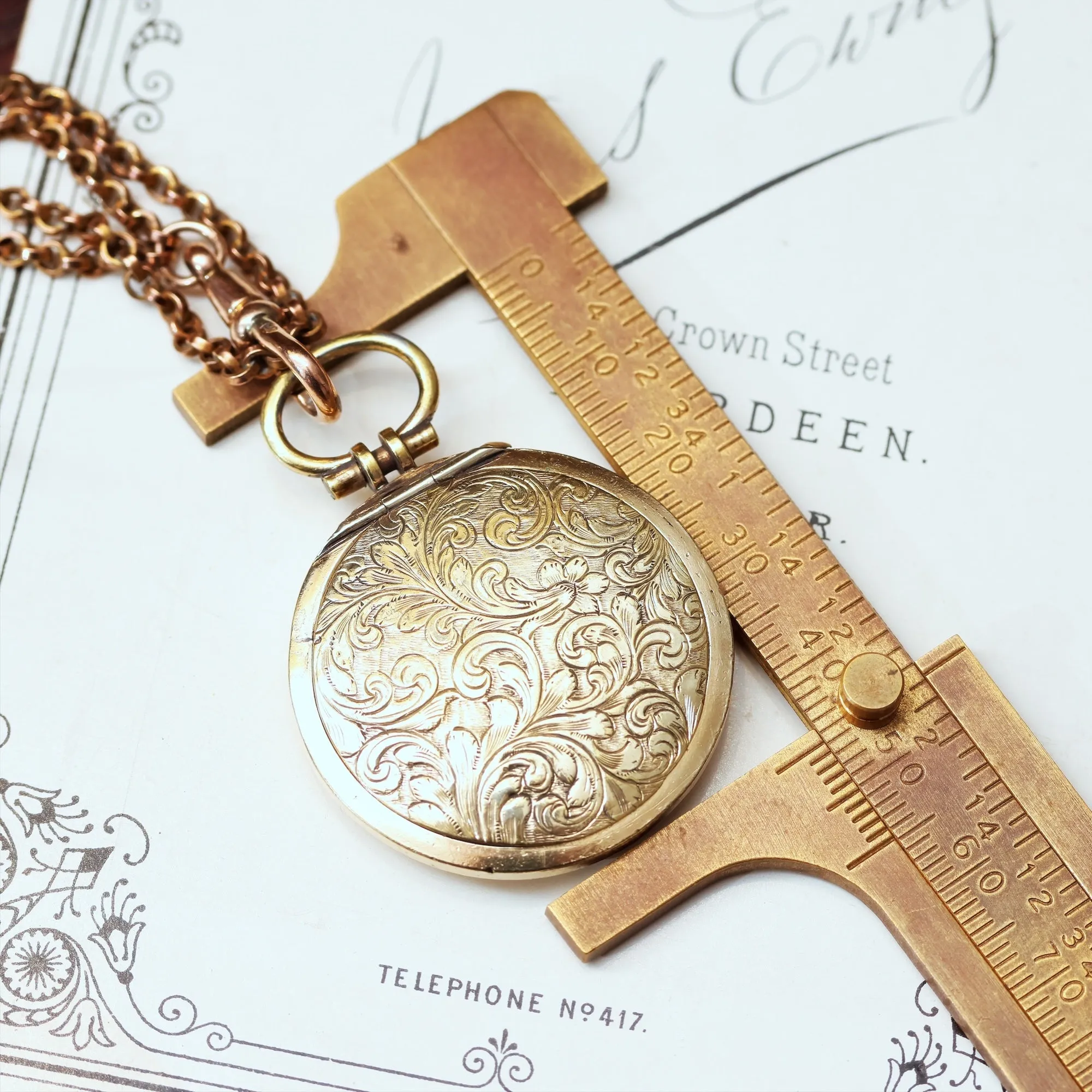 Gorgeous Antique Georgian Watch Style Locket