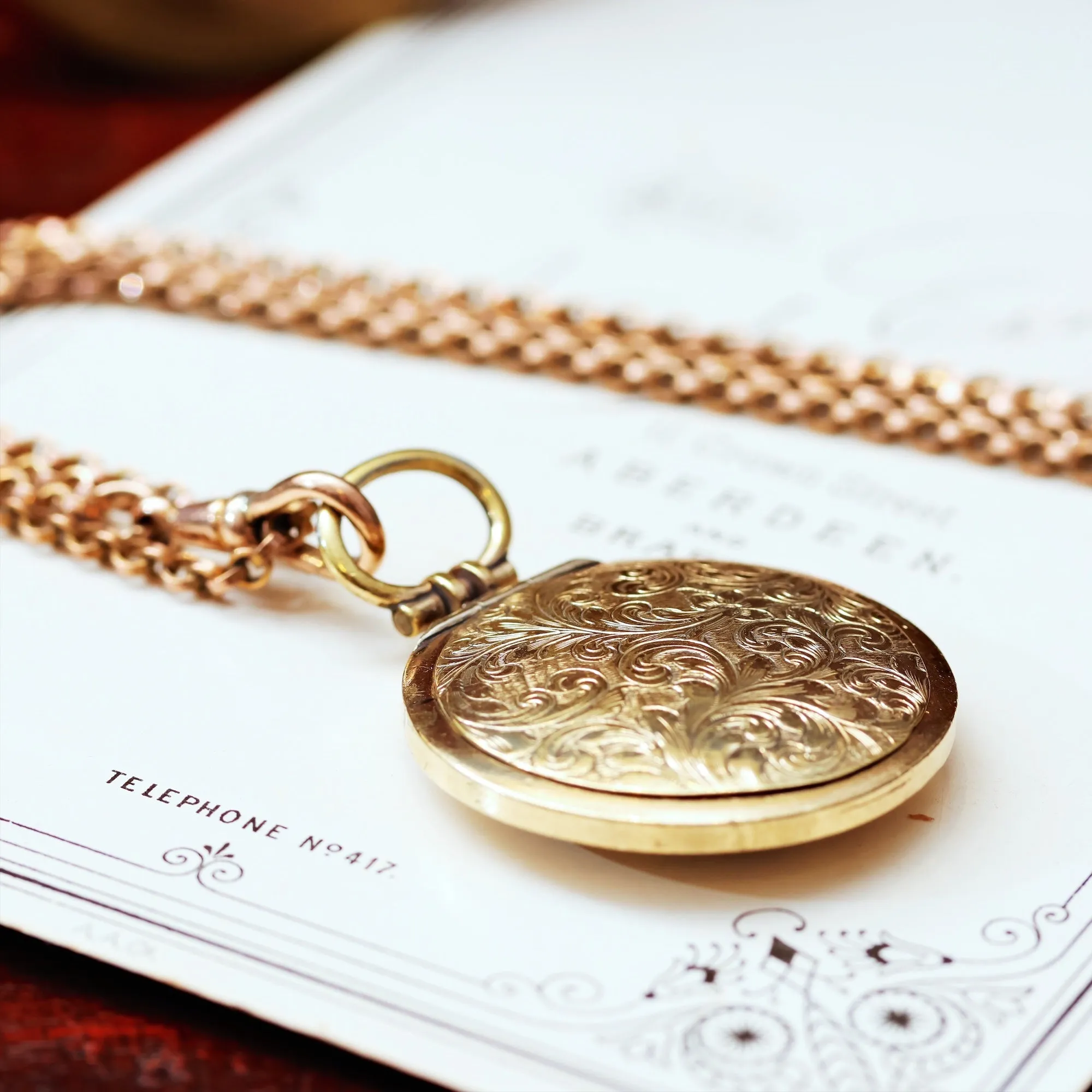 Gorgeous Antique Georgian Watch Style Locket