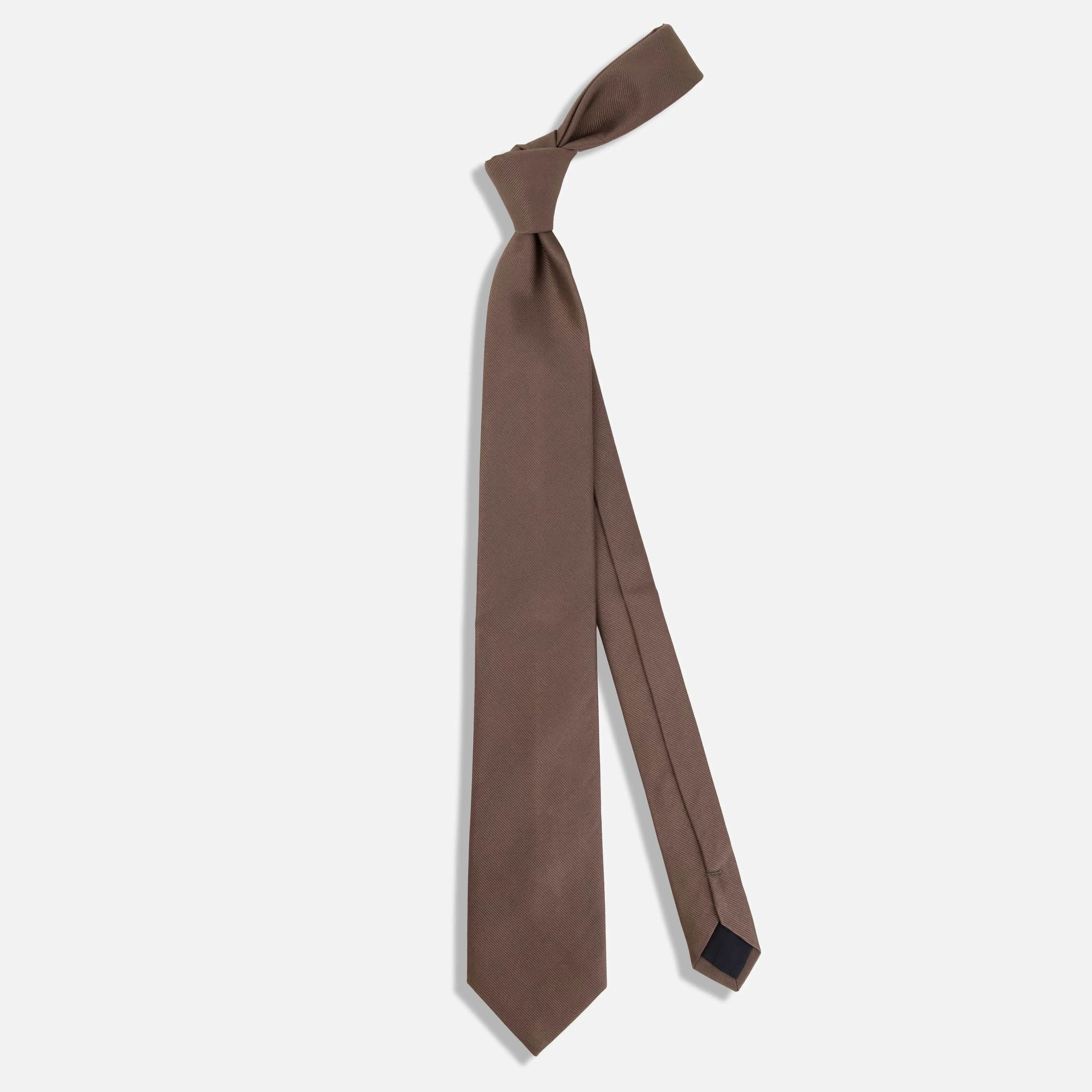 Grosgrain Solid Sable Tie