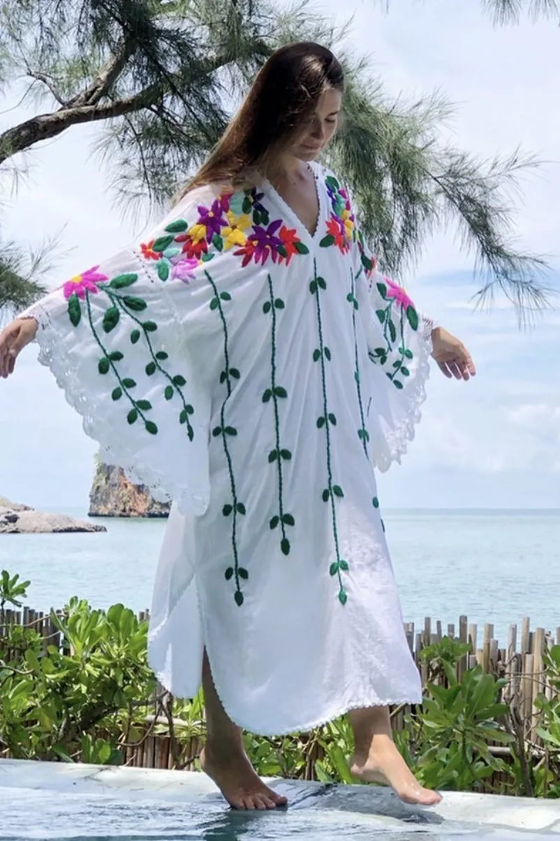 HAND EMBROIDERED KAFTAN NATALIE