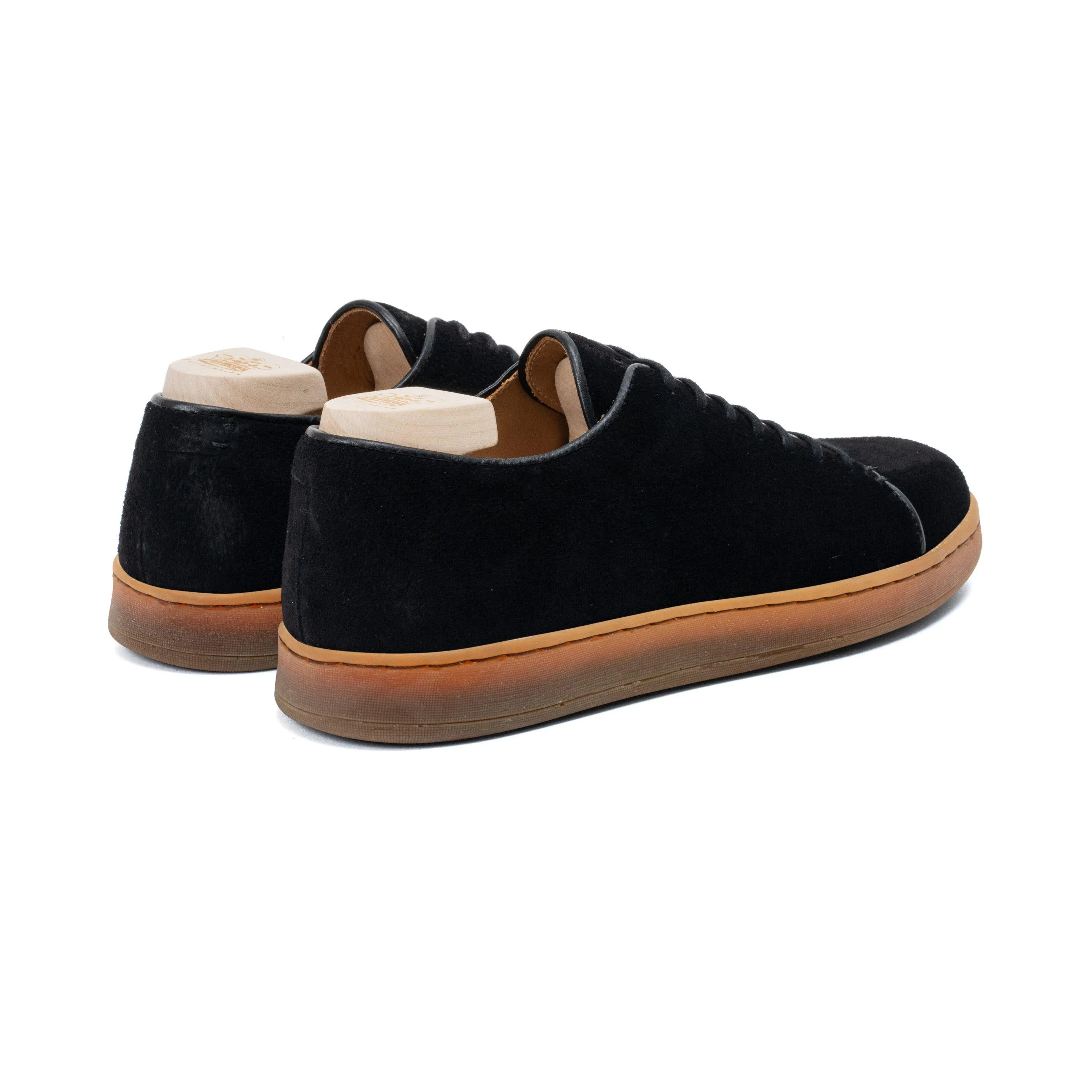 Harlestone Derby - Black Scottish Deer Suede