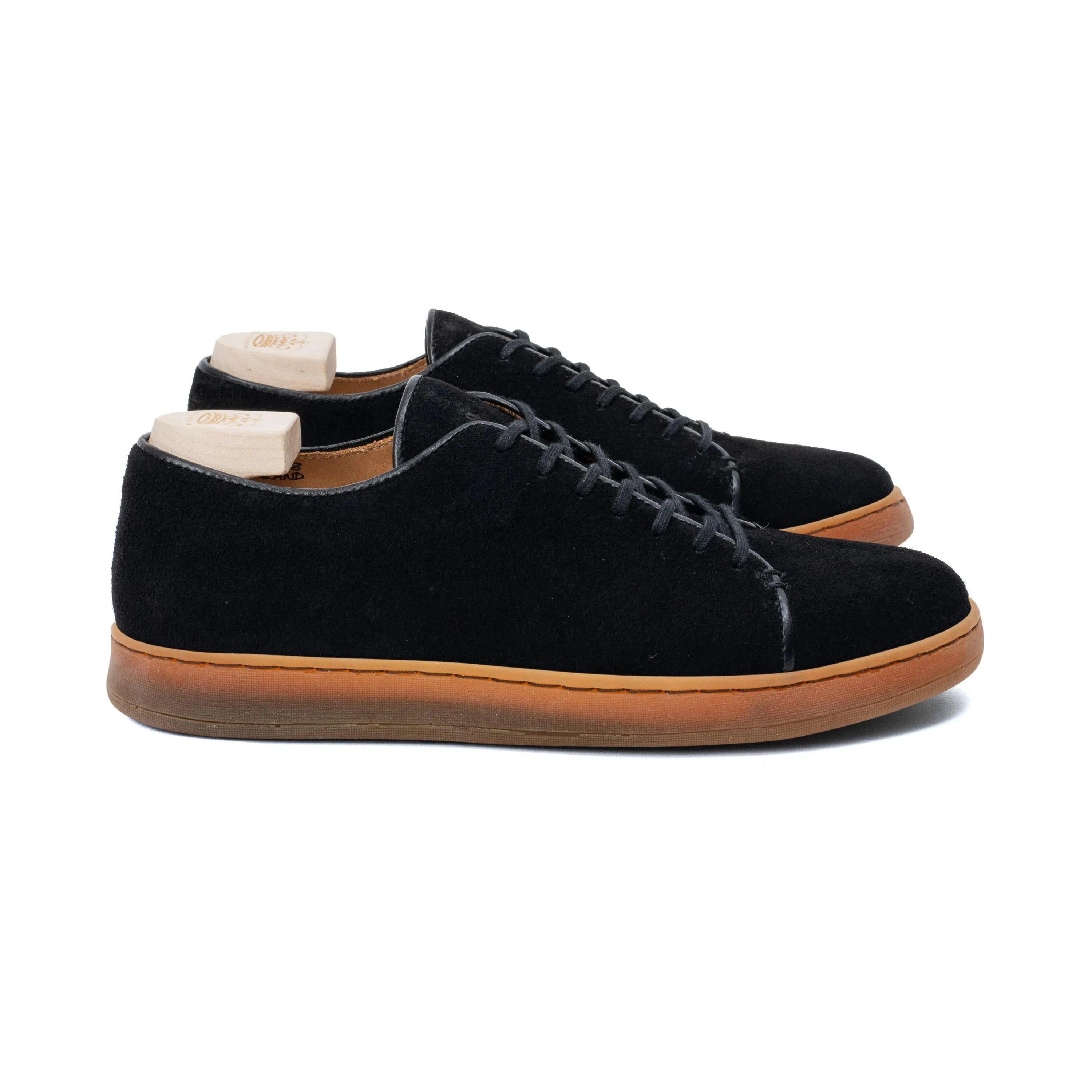 Harlestone Derby - Black Scottish Deer Suede