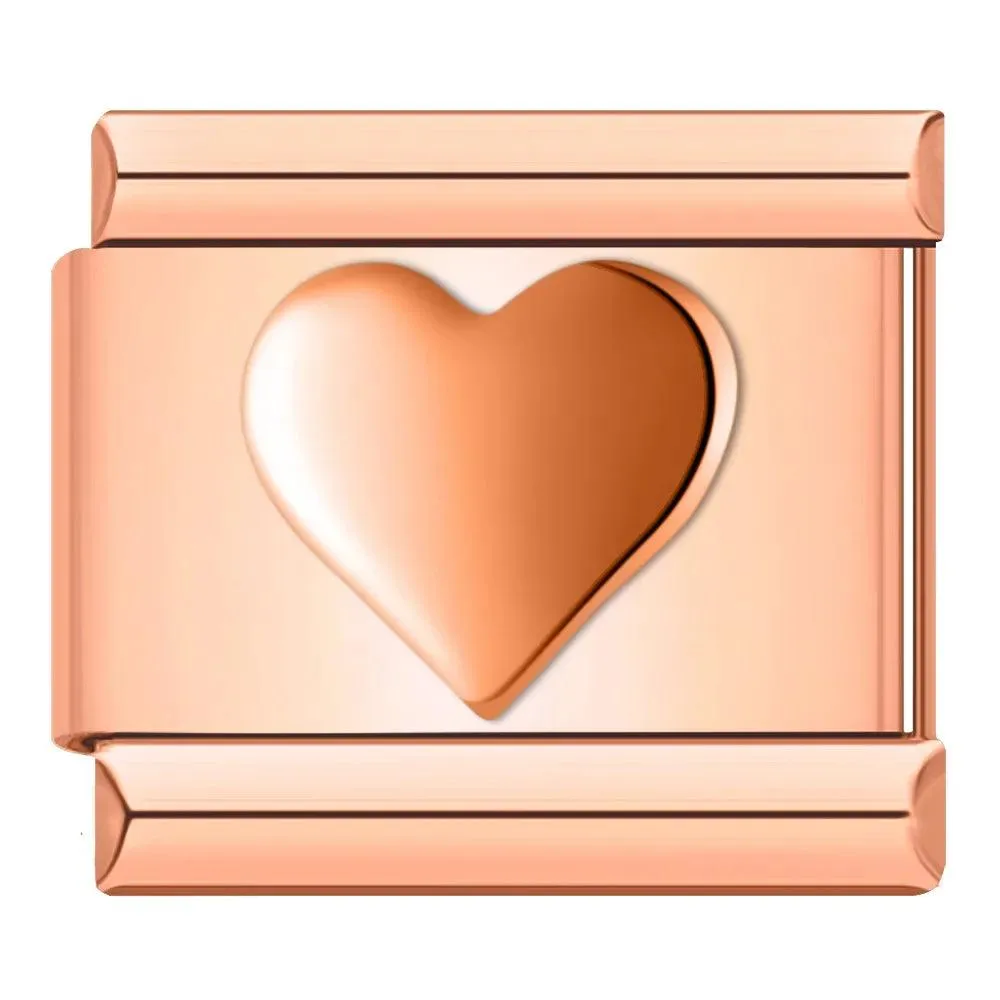 Heart, on Rose gold