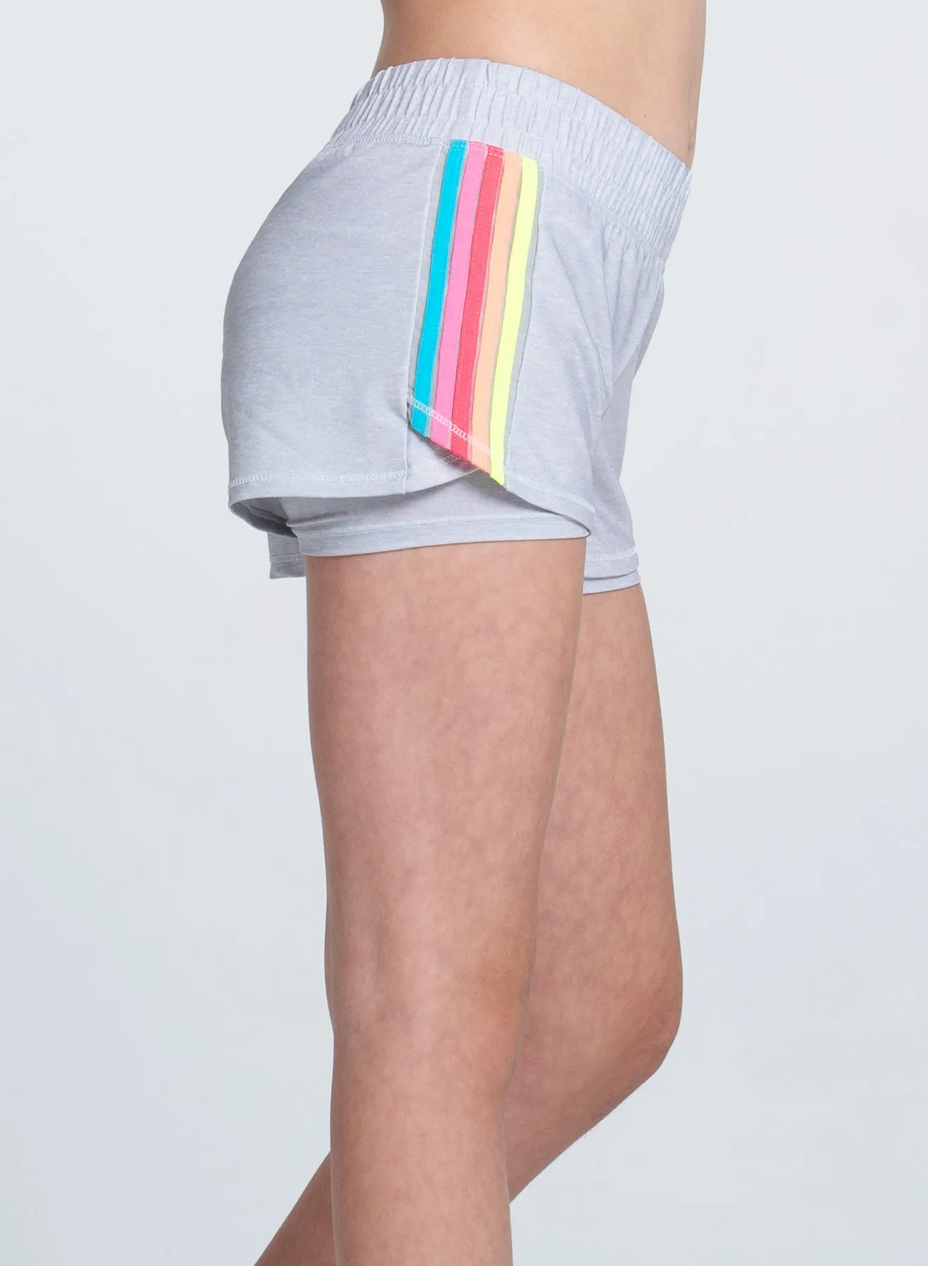 Heather Prisma Stripe Short