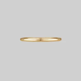 HOPE. Simple Gold Band Ring