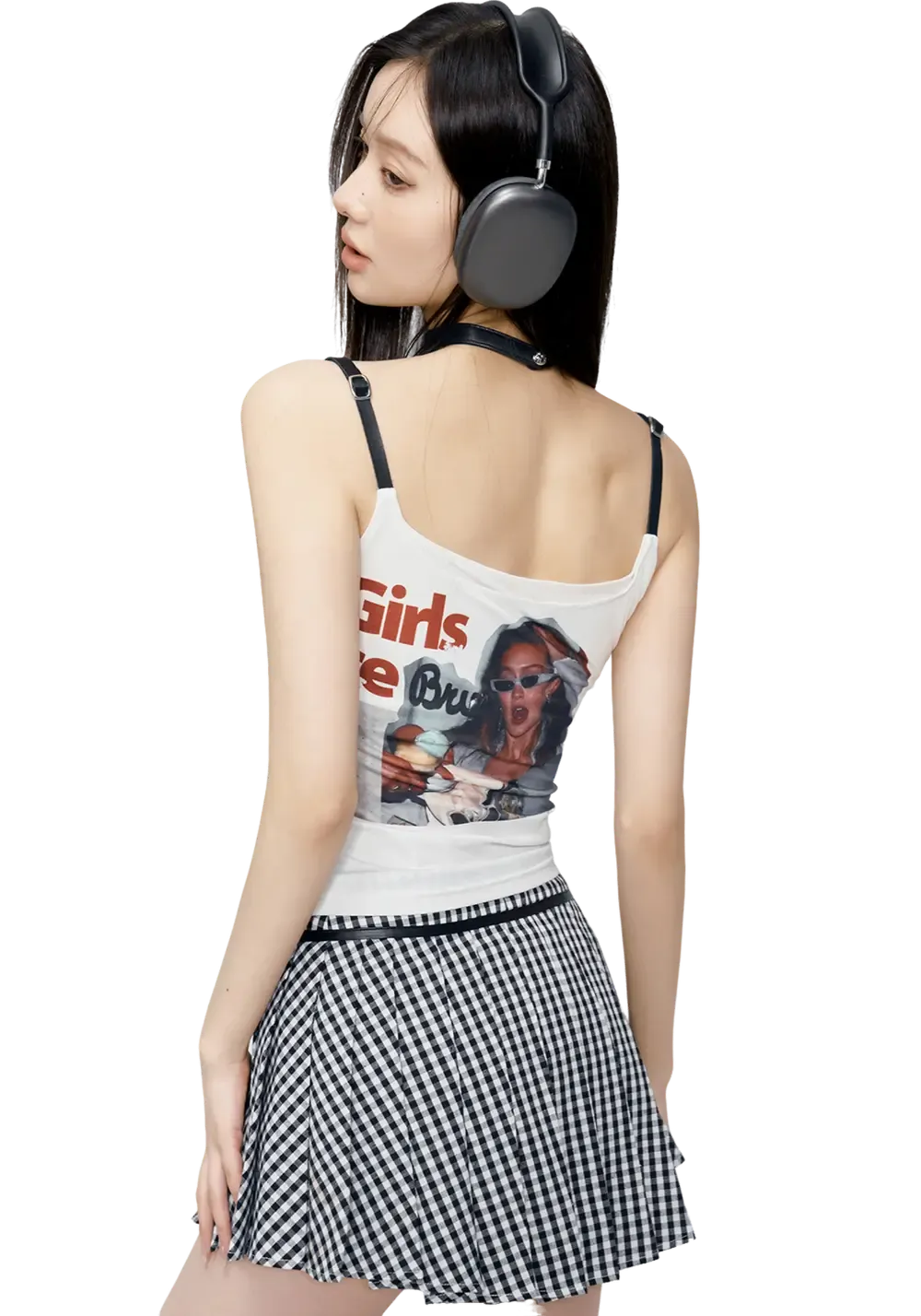 Hot Girl Print Camisole