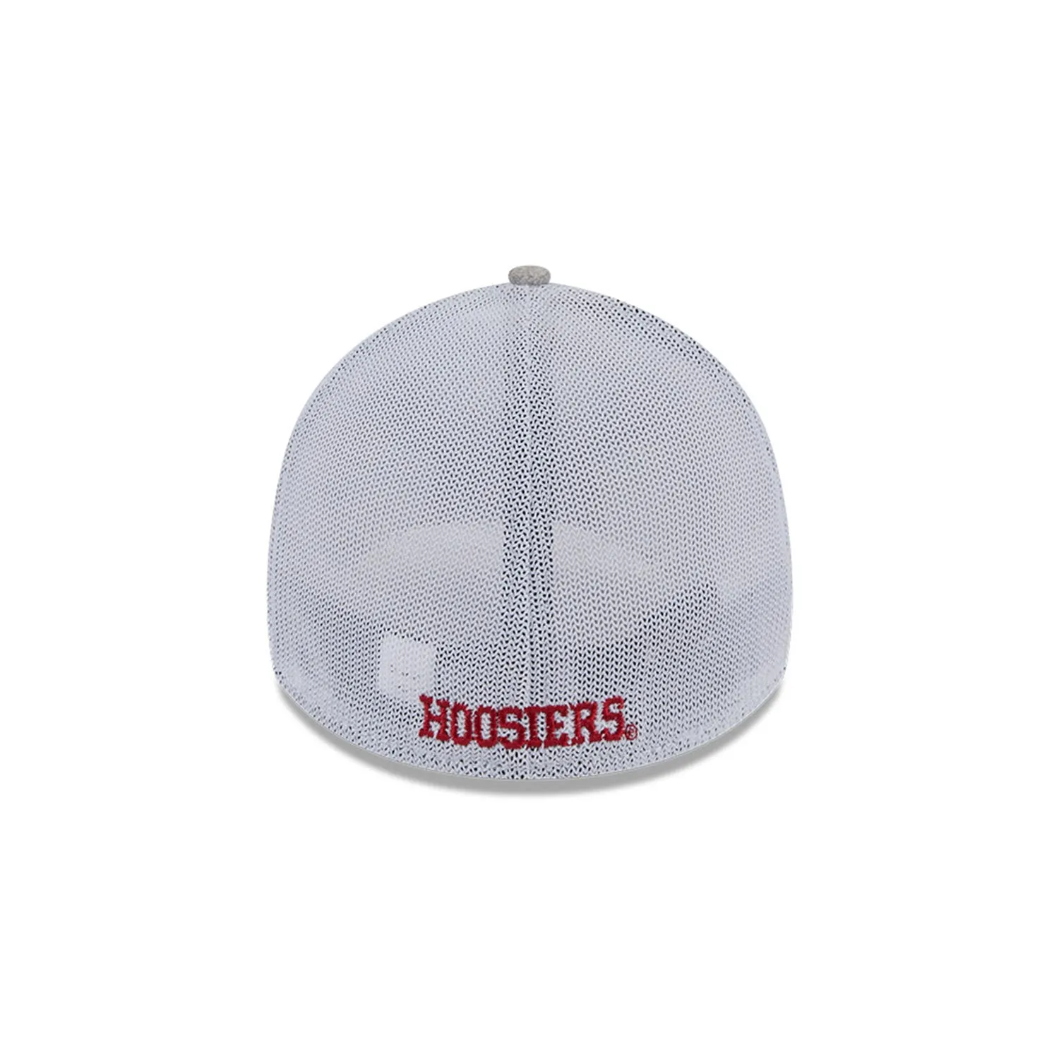 Indiana Hoosiers Primary Logo Heathered Mesh Back Flex Hat