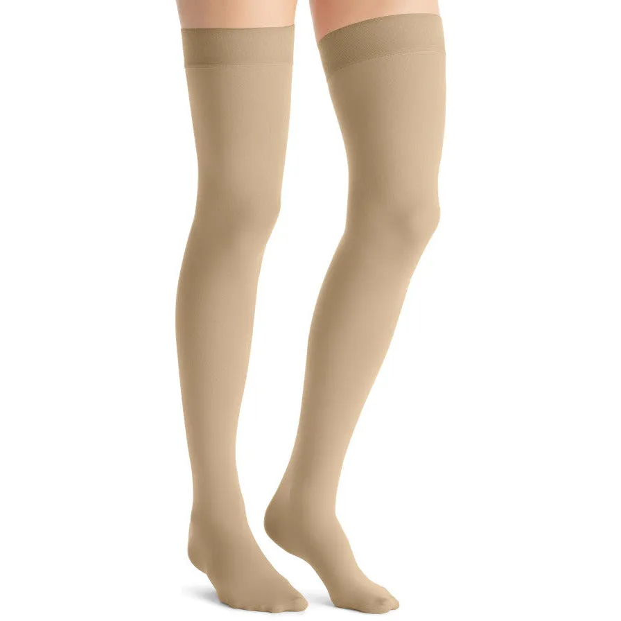 JOBST® Opaque Women's Thigh High 15-20 mmHg w/ Silicone Dotted Top Band