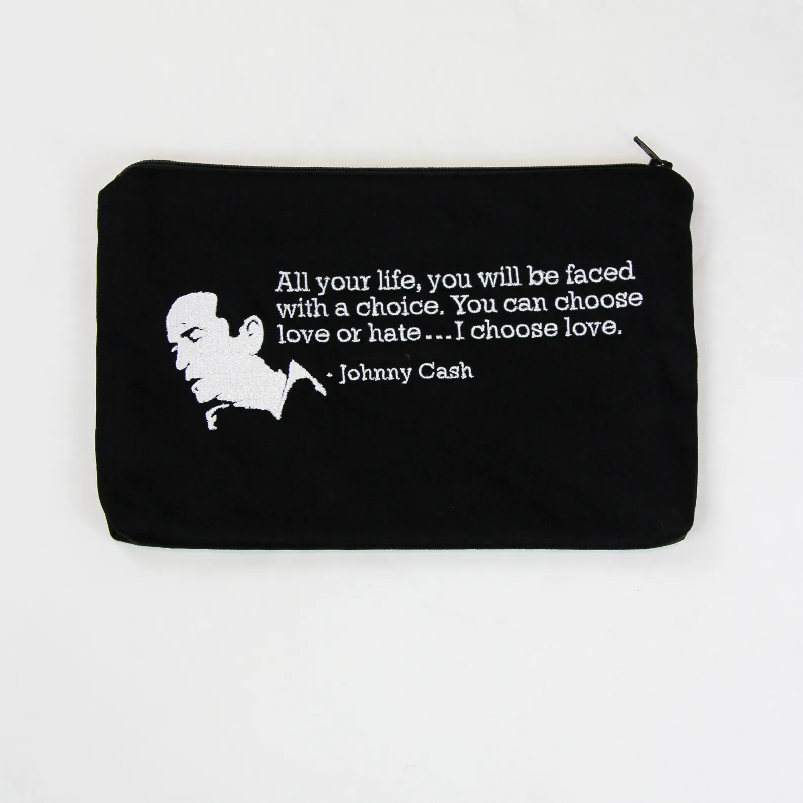 Johnny Cash Makeup Pouch #EW-JC