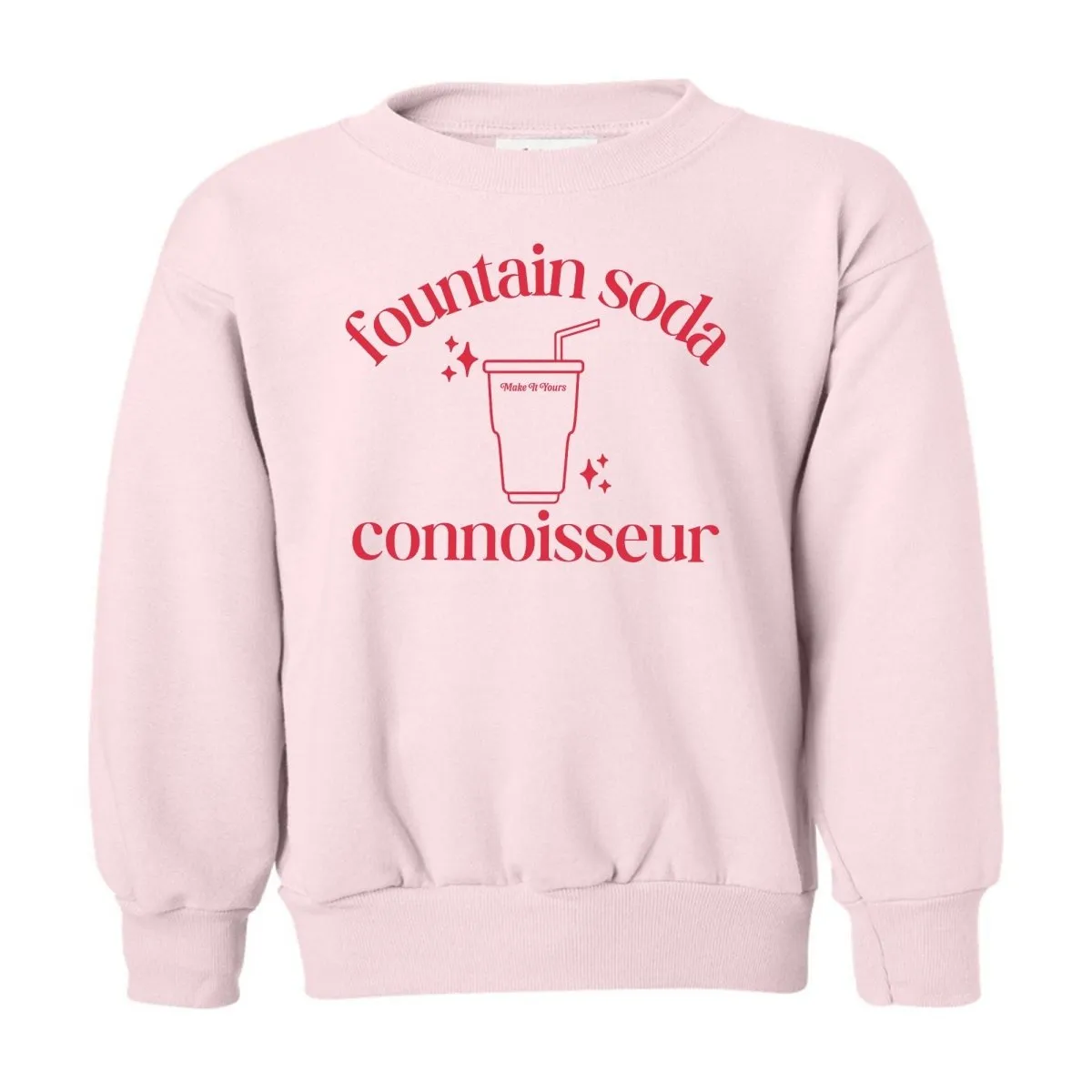 Kids Make It Yours™ 'Fountain Soda Connoisseur' Crewneck Sweatshirt