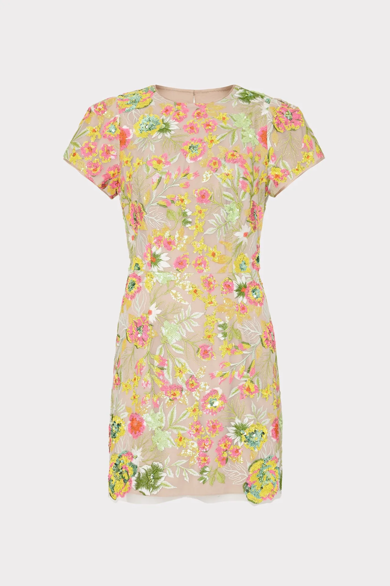 Kyla Botanical Petals Sequins Dress