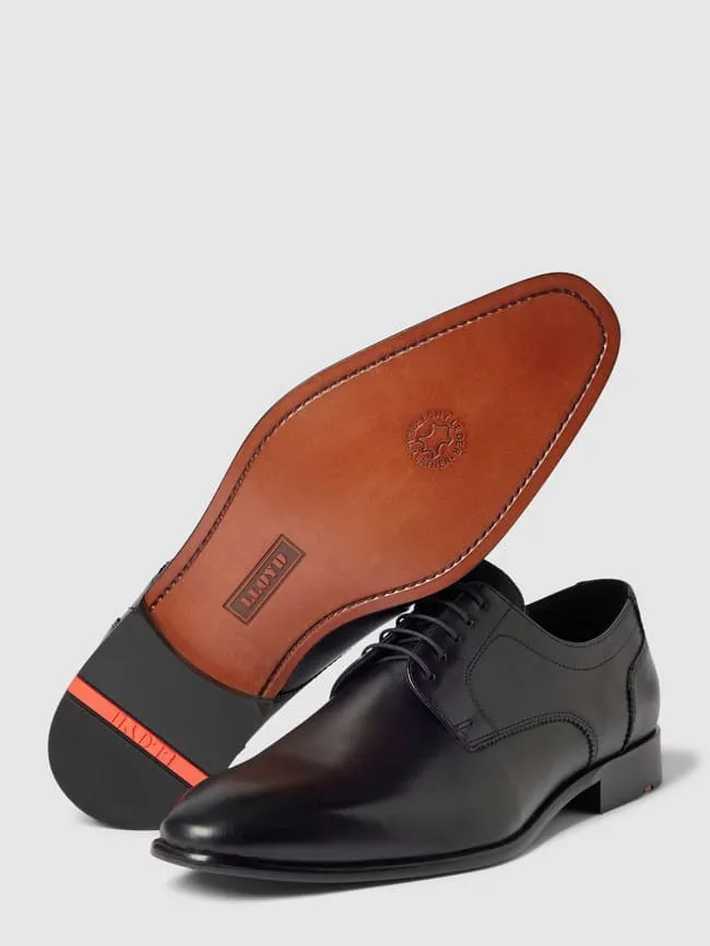 Leather derby shoes model "Pados" Lloyd, black