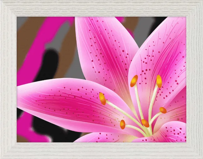 Lily Array Framed Wall Painting