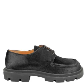 Maison Margiela Hide Derby Shoe in Black