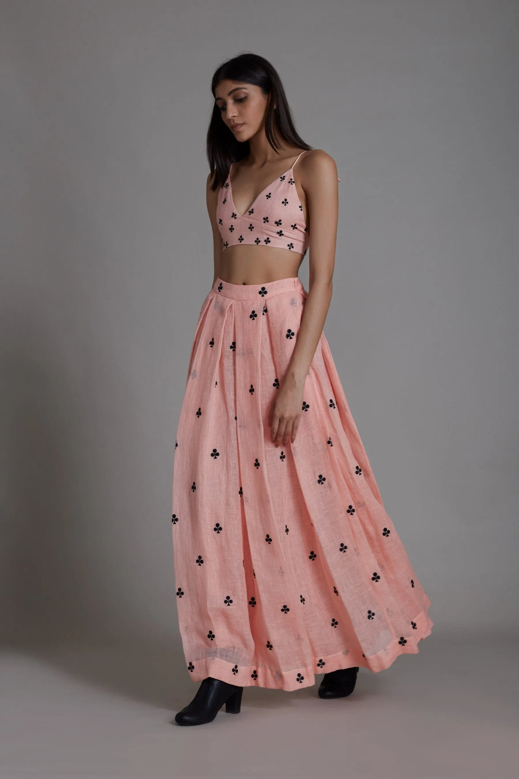 Mati Club Lehenga-Pink (Ready to Ship)