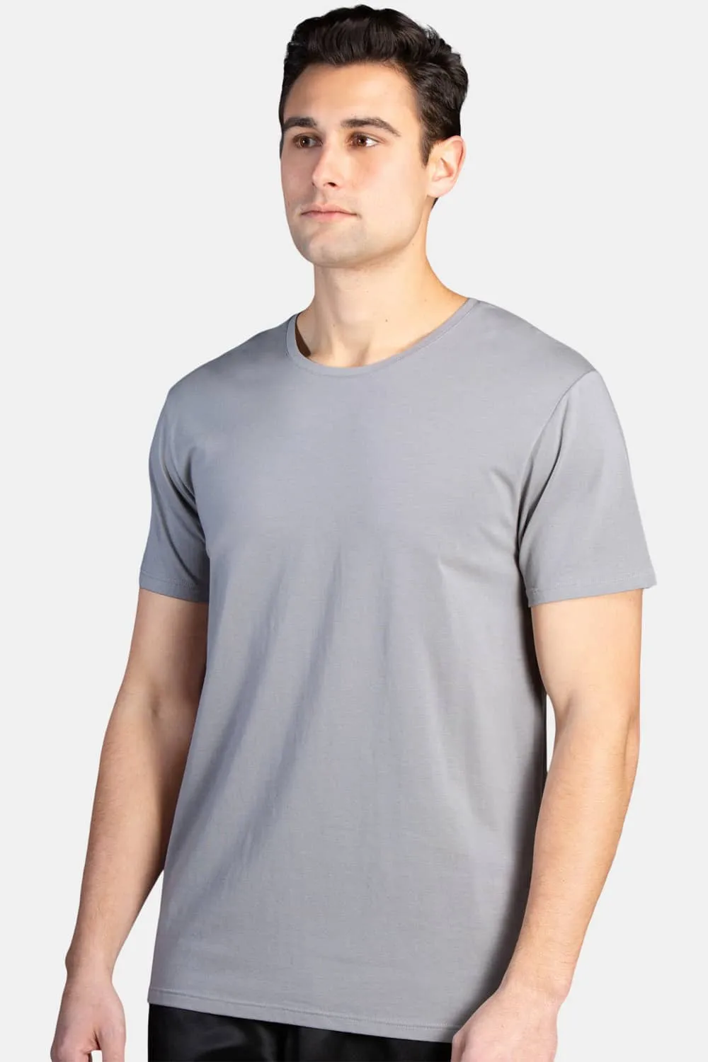 Men's Classic Fit Soft Stretch Crew Neck Undershirt